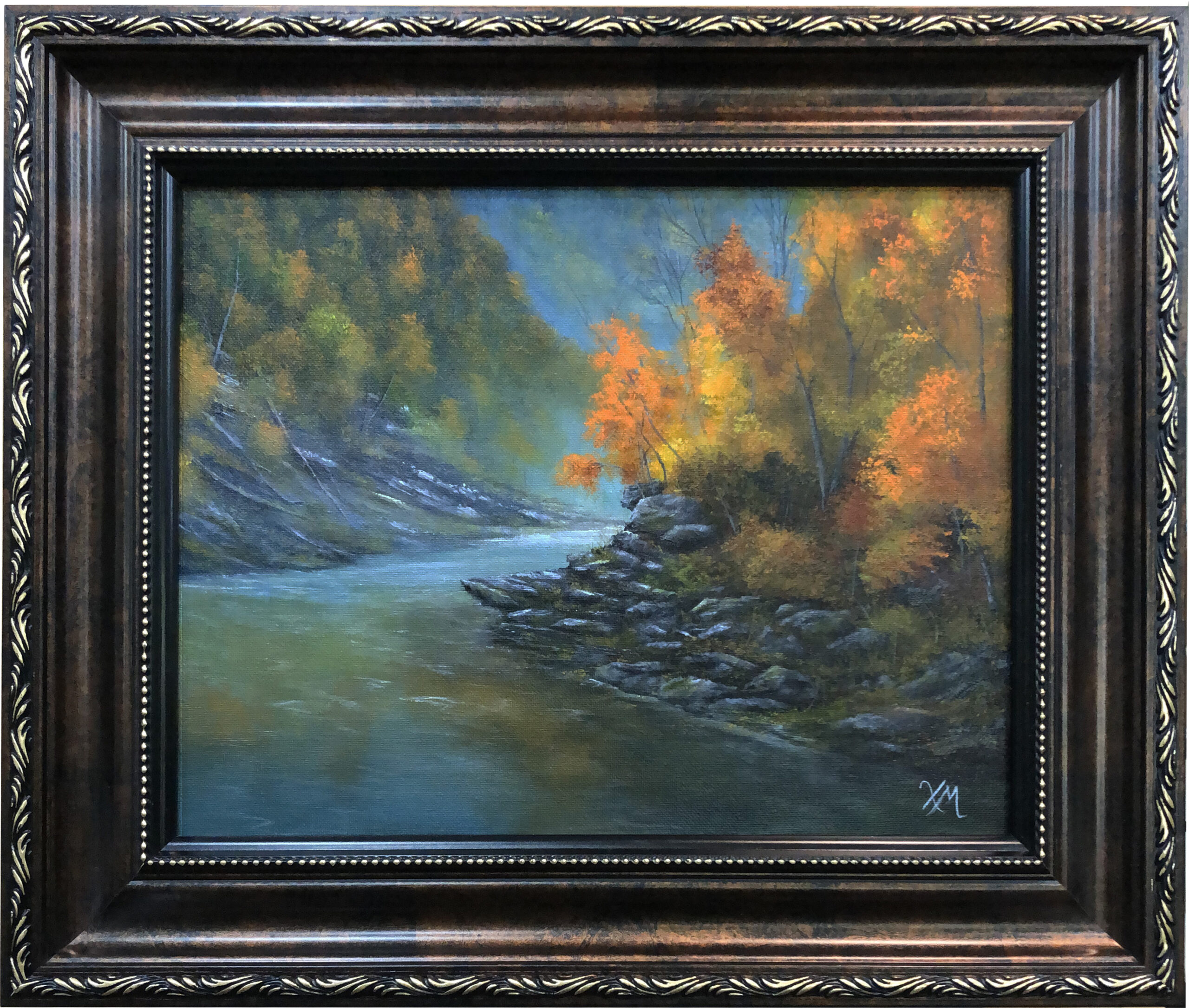 Framed - Cool Autumn Morning - Fine Art by Xandria Maurer