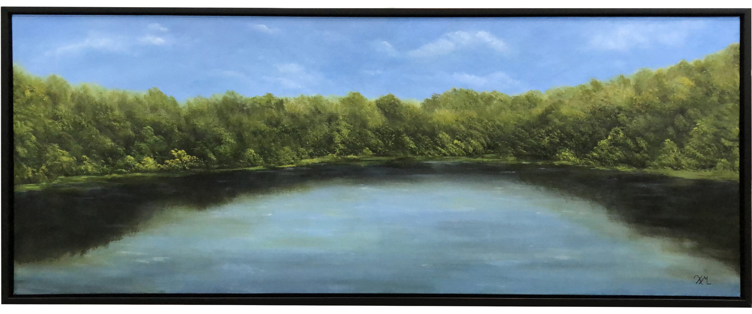 Framed - On the Lake - Fine Art by Xandria Maurer