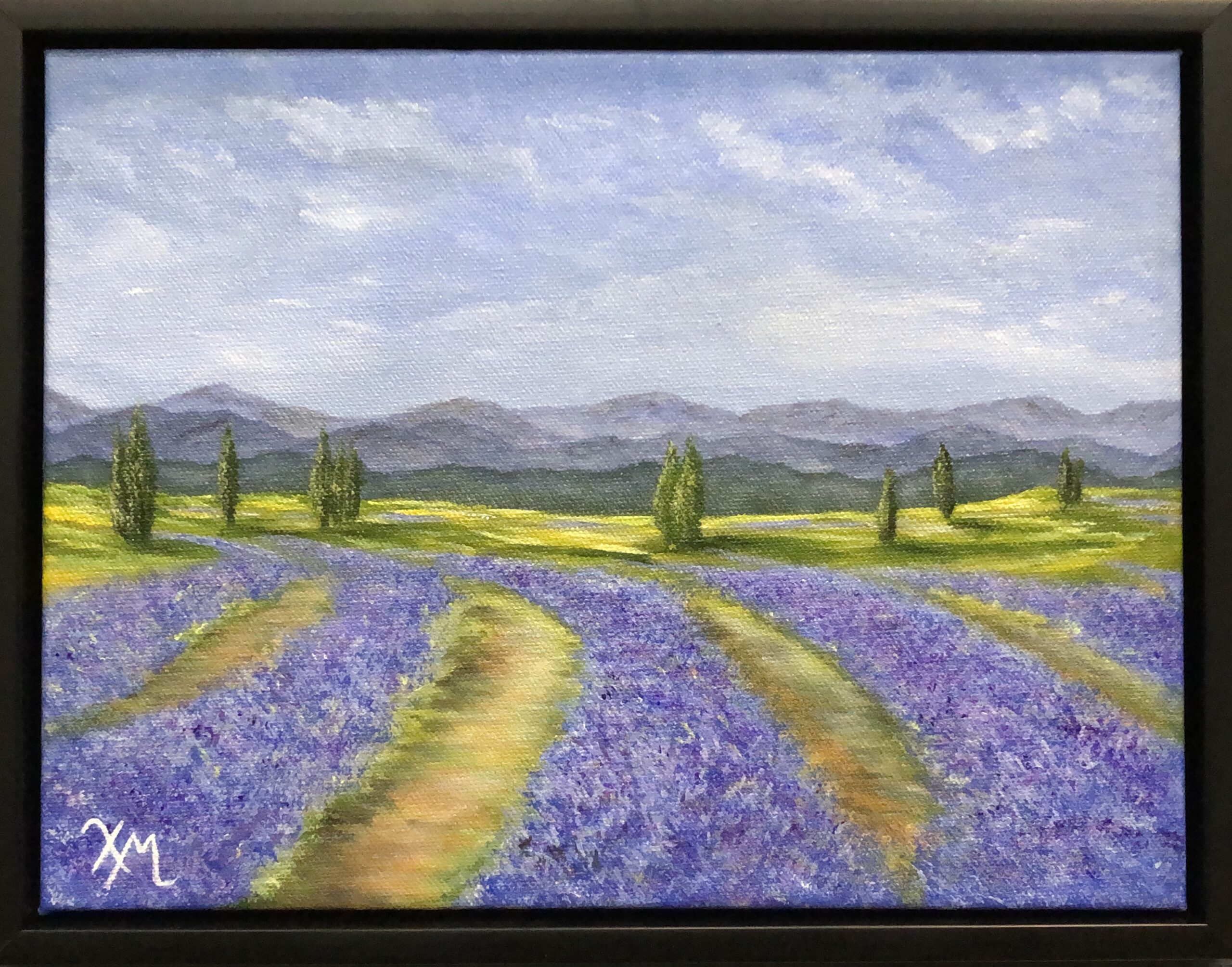 Memory of France - Framed - Fine Art by Xandria Maurer