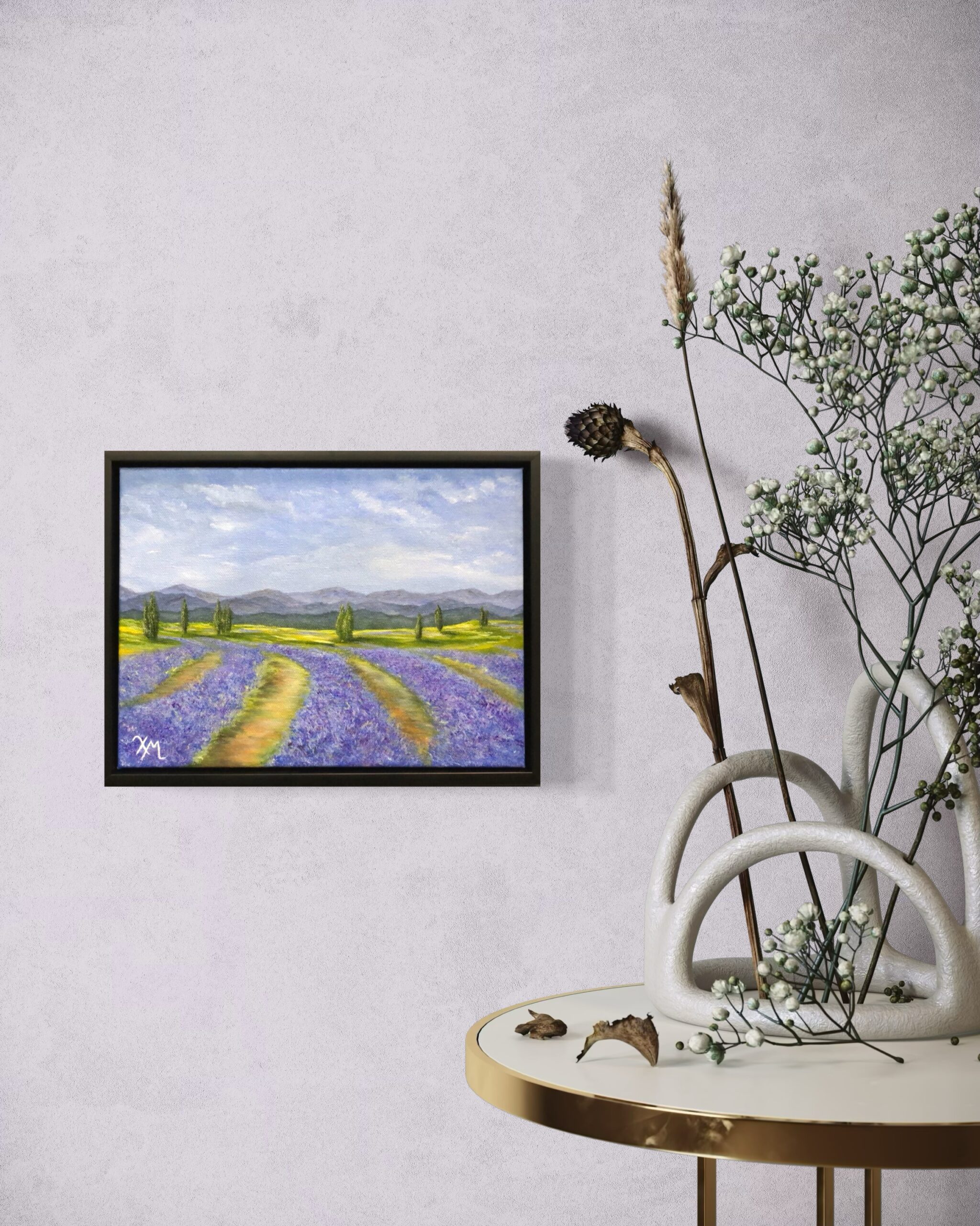 Memory of France on Wall - Fine Art by Xandria Maurer