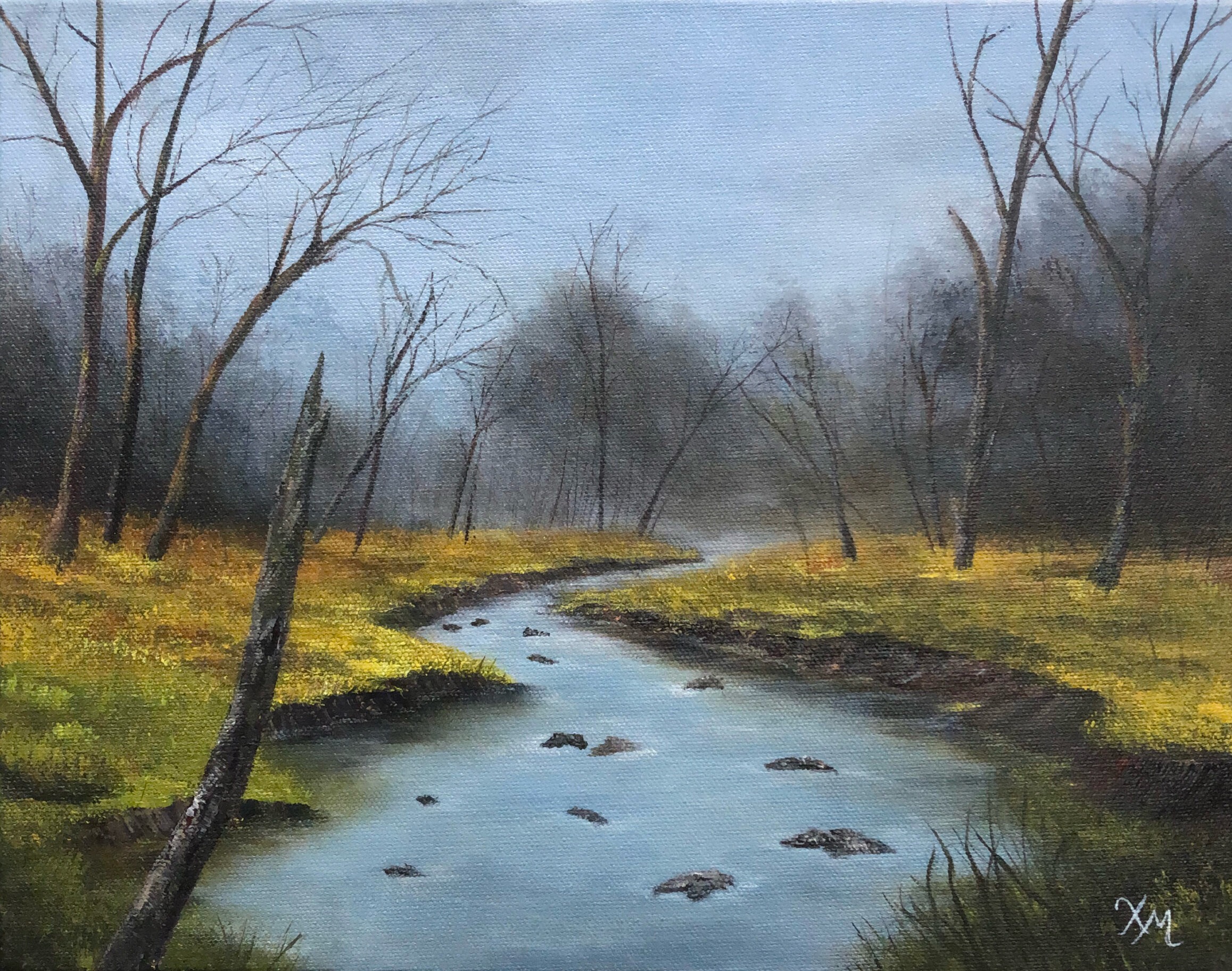 Distant Fog - Fine Art by Xandria Maurer