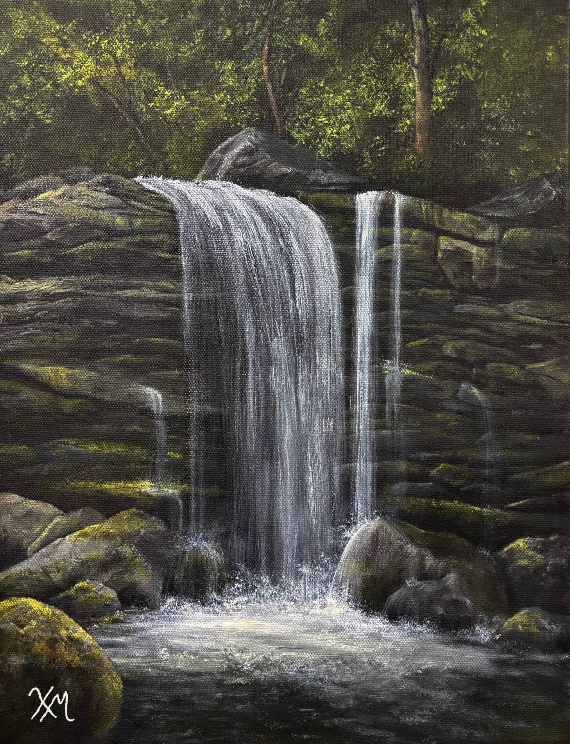 Whispering Falls - Fine Art by Xandria Maurer