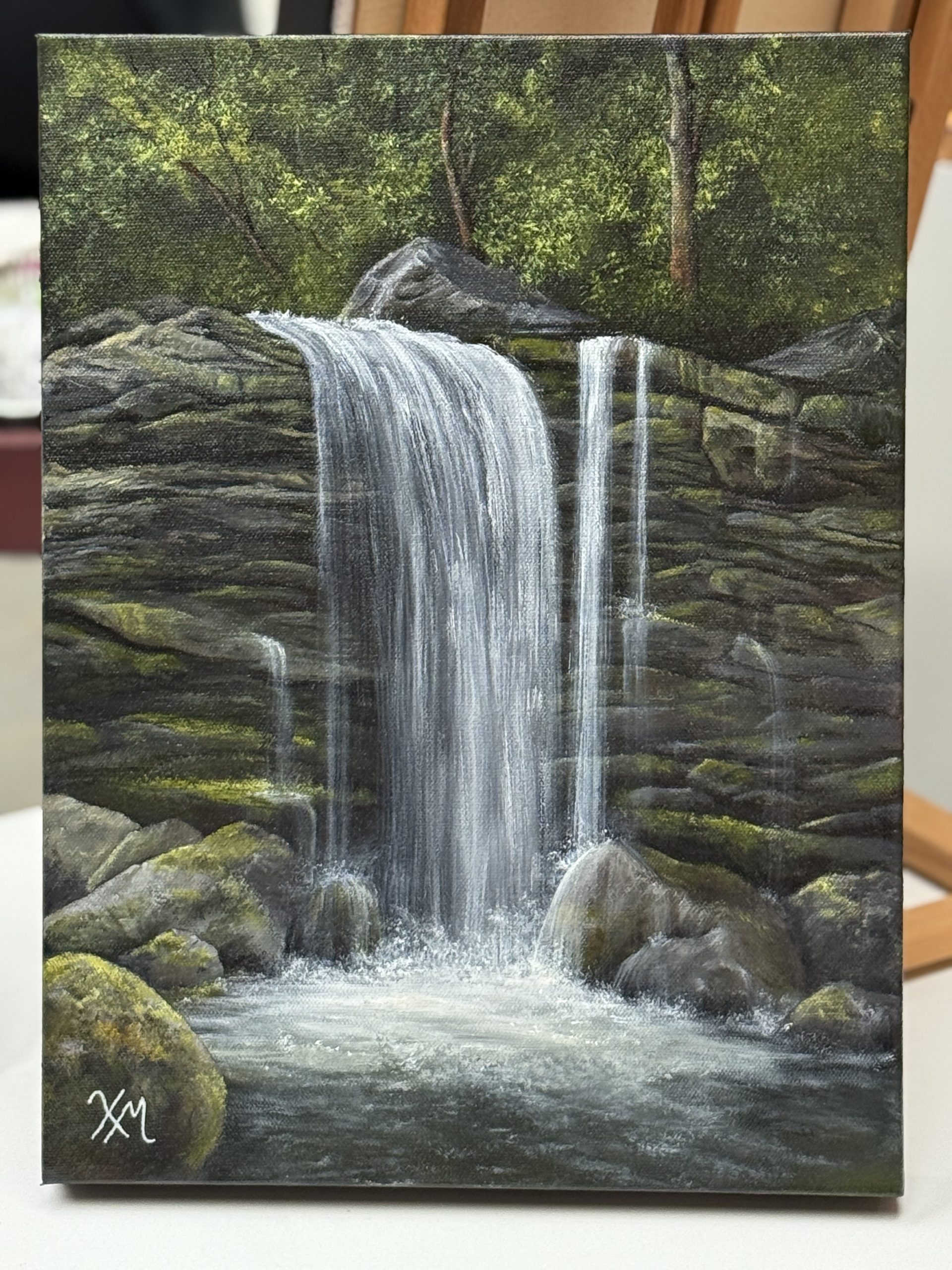 Whispering Falls Fine Art by Xandria Maurer