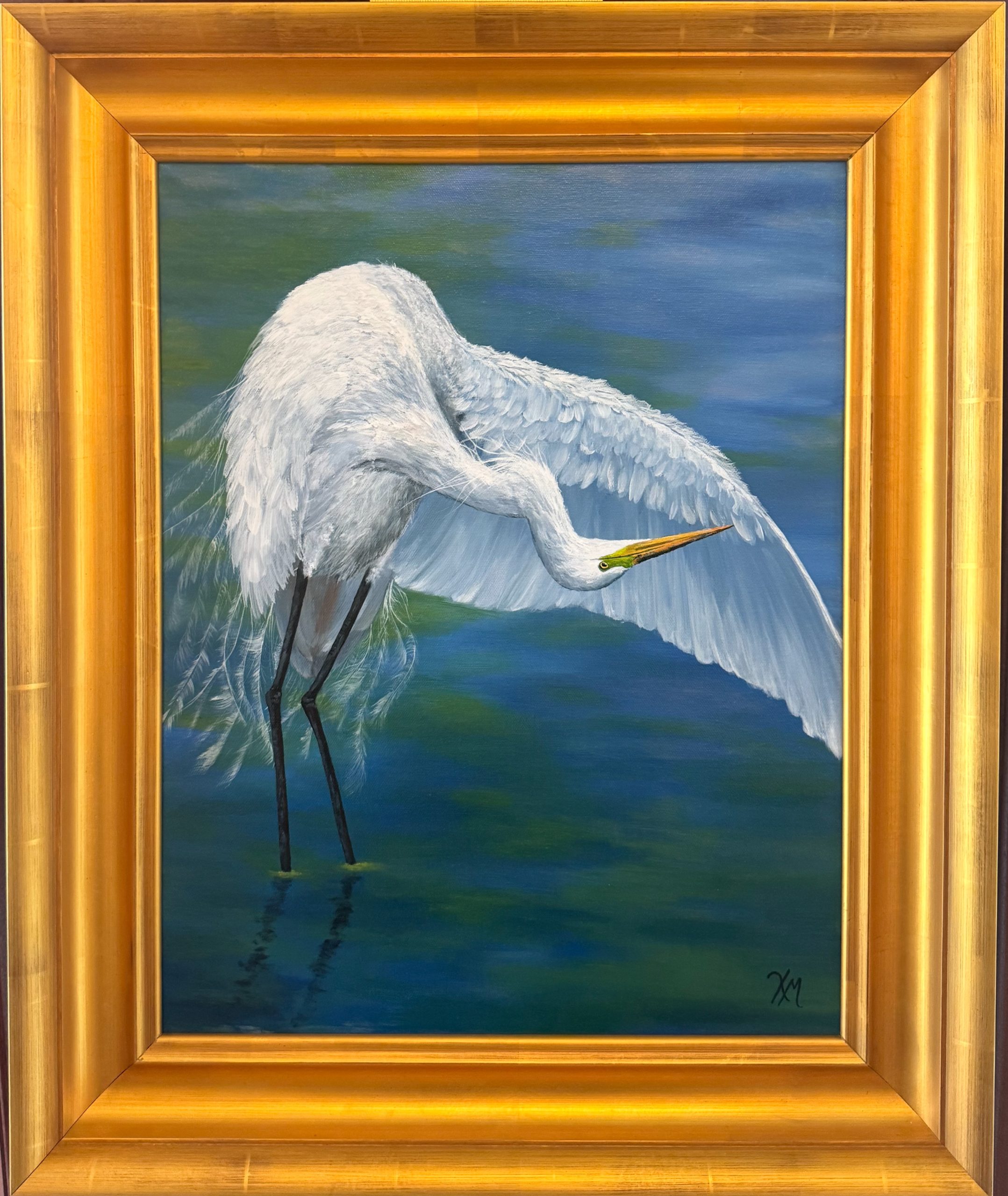 The Ritual of Grace framed - Fine Art by Xandria Maurer
