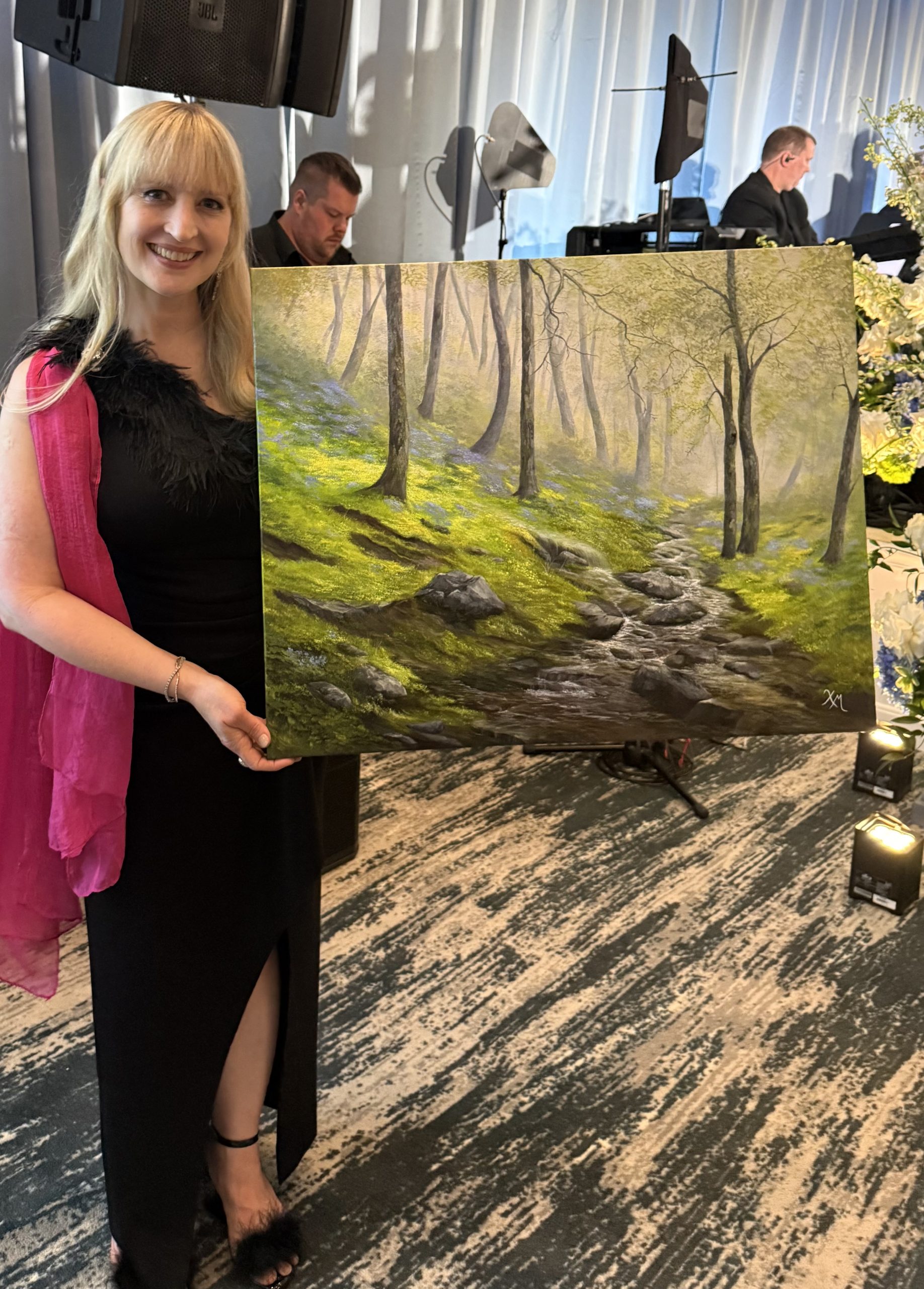 After the Rain, WVU Cancer Gala Commission - Fine Art by Xandria Maurer